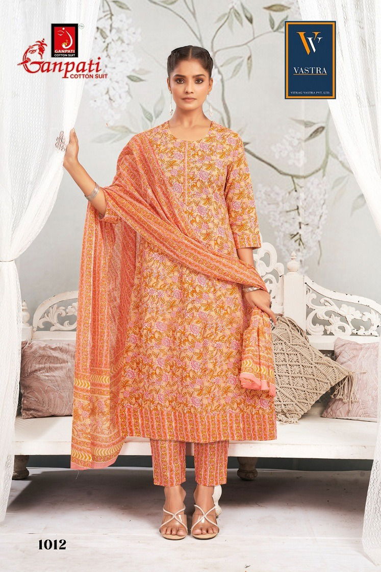 Anarkali Vol 1 By Ganpati Jaipuri Cotton Printed Dress Material Orders In India